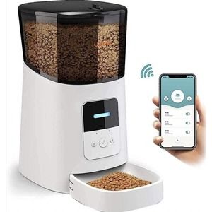 Wopet 6L Automatic Cat Dog Feeder, WI-FI enabled Smart Pet Feeder. Dispenser
